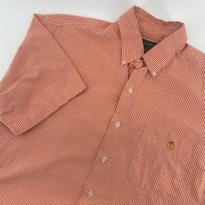 Lauren Ralph Lauren‎ Button Down Shirt Short Sleeve Gingham Checkered M